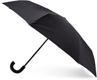 Burberry Black Monogram Folding Umbrella