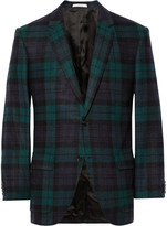 Thumbnail for your product : Club Monaco Wright Slim-Fit Black Watch Wool Blazer