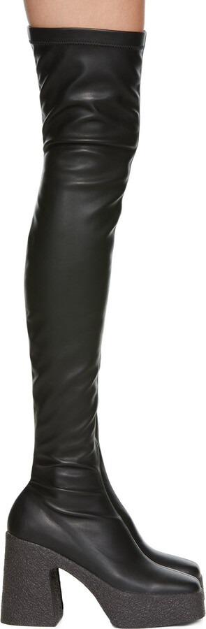 Stella McCartney Black Skyla Tall Boots - ShopStyle