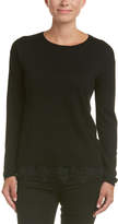 Thumbnail for your product : Duffy Lace Trim Sweater