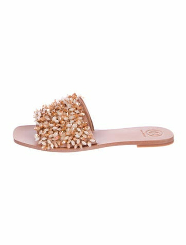 tory burch beaded slides