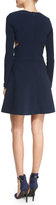 Thumbnail for your product : Halston Long-Sleeve Crisscross Fit & Flare Dress