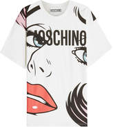 Moschino Printed Cotton T-Shirt Dress 