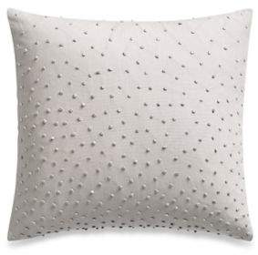 Barbara Barry Sequins Shimmer Oblong Throw Pillow in Silver