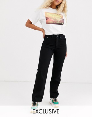 row black jeans weekday