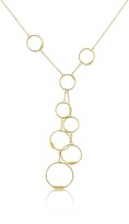 Thumbnail for your product : Torrini Milly - 18K Yellow Gold Circles Drop Necklace