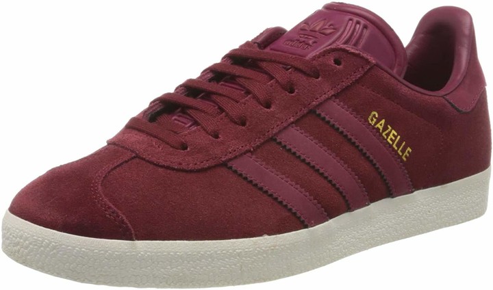burgundy adidas gazelle mens