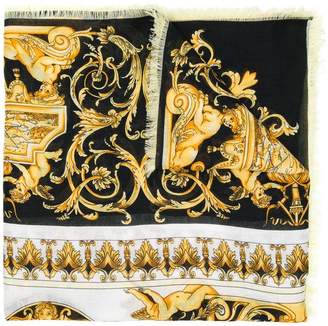 Versace Signature print scarf