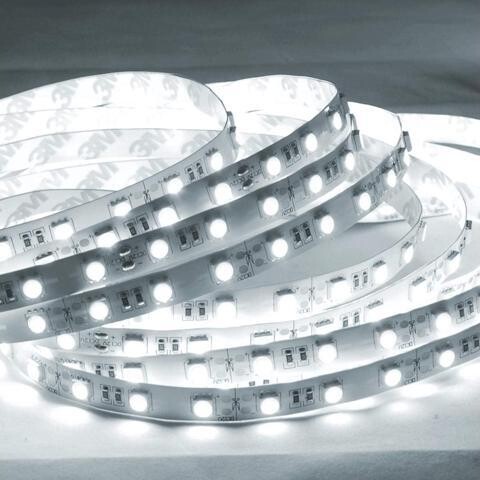 JacobsParts Inc. ABI 300 LED Strip Light, 5M, Cool White 6000K, High Brightness SMD 5050, 12V