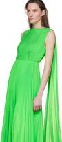 Thumbnail for your product : Valentino Green Pleated Dress