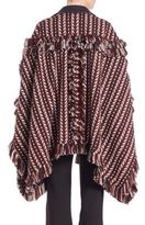 Thumbnail for your product : Burberry Oversized Jacquard Blanket Stripe Cape