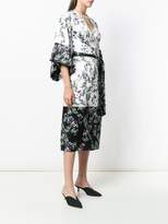 Thumbnail for your product : Blumarine printed belted kimono dress