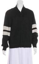 Thumbnail for your product : 360 Cashmere Wool-Blend Zip-Up Cardigan