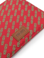 Thumbnail for your product : Kenzo large Sport logo-print zipped clutch