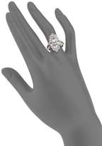 Thumbnail for your product : Meira T Pave Diamond, White Topaz & 14K White Gold Ring