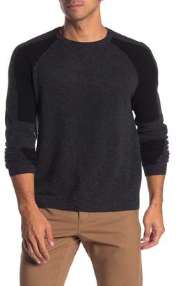 Autumn Cashmere Colorblock Cashmere Raglan Sleeve Sweater