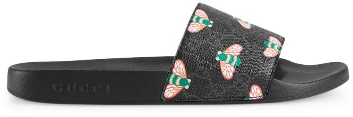 bee gucci sliders