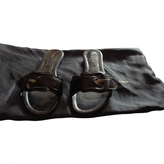 Thumbnail for your product : Fendi Black Patent leather Sandals