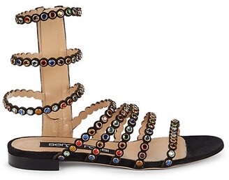 Sergio Rossi Royal Accessorio Strappy Sandals