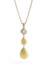 Thumbnail for your product : John Hardy Classic Chain Hammered Pendant Necklace with Diamonds