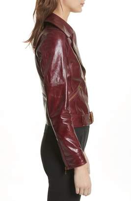 Tory Burch Bianca Leather Moto Jacket