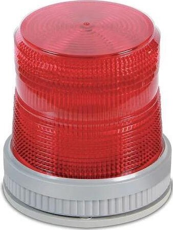 EDWARDS-SIGNALING EDWARDS SIGNALING 105XBRMR120A Warning Light, Red, LED, 120V AC, 65 FPM, 3 3/4