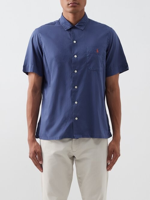 Navy Short Sleeve Shirt | Shop the world's largest collection of 