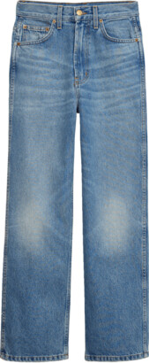 B Sides Plein High Rise Straight Relaxed Jeans