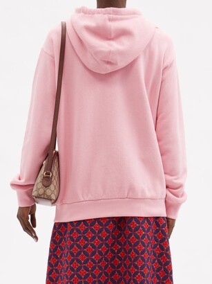 Gucci X Disney Donald Duck Cotton-jersey Sweatshirt - Light Pink