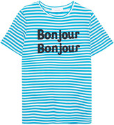 Thumbnail for your product : Chinti and Parker Appliqued Striped Cotton-jersey T-shirt