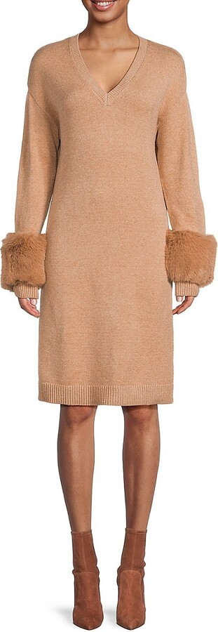 Fur Cuff Dress | Shop The Largest Collection | ShopStyle