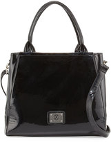 Thumbnail for your product : Christian Lacroix Louise Patent Frame Satchel Bag, Black