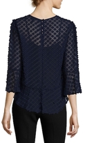 Thumbnail for your product : BCBGMAXAZRIA Detailed Sheer Top