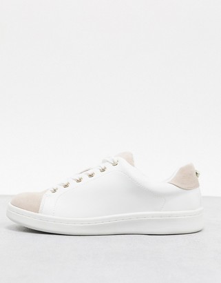 Miss KG lace up trainer in white