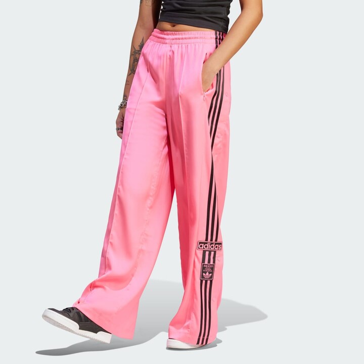 Adidas Pink Stripe Pants | ShopStyle