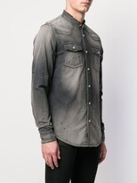Thumbnail for your product : Balmain distressed denim shirt