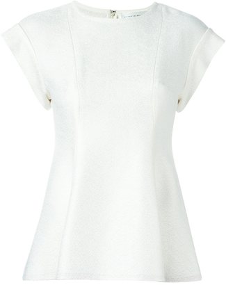 Victoria Beckham cinched top - women - Silk/Cotton/Acetate/Virgin Wool - 38
