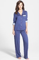 Thumbnail for your product : Splendid Piped Notch Collar Pajamas