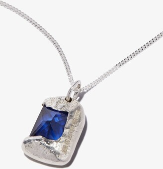 Bleue Burnham Sterling Silver The Rose Sapphire Necklace
