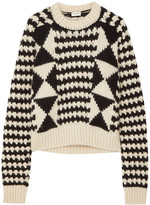 Thumbnail for your product : Saint Laurent Cable-knit Wool-blend Sweater