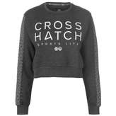 Thumbnail for your product : Crosshatch Womens Clio Cropped Sweater Crew Jumper Pullover Long Sleeve Neck
