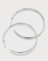 Thumbnail for your product : Ippolita Large Squiggle Hoop Earrings in Sterling Silver