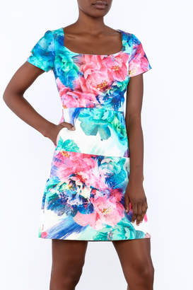 Coast Flowered Dress