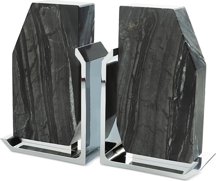ANNA New York Fim Geo Bookends, Set of 2
