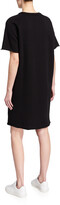 Thumbnail for your product : Eileen Fisher Petite French Terry Organic Cotton Short-Sleeve Dress