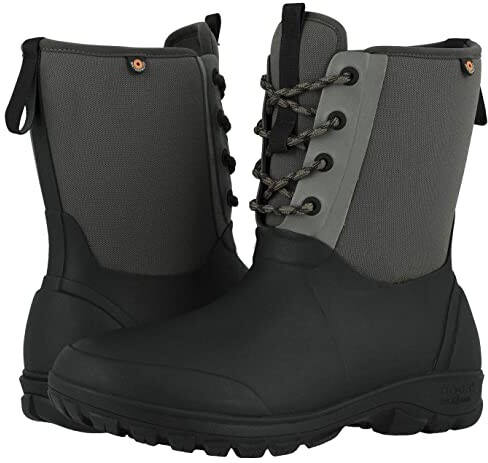 bogs men's sauvie slip on low height chukka rain boot