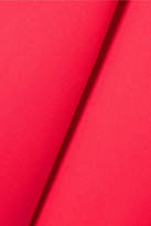 Thumbnail for your product : Dion Lee Asymmetric Stretch Wool-blend Midi Dress - Bright pink