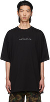 Thumbnail for your product : Vetements Black Logo Tape T-Shirt