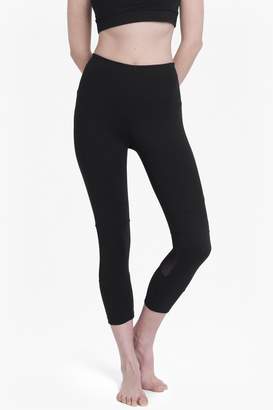 French Connection Comfort Stretch Cropped Performance Leggings