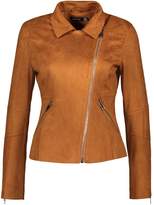 Thumbnail for your product : boohoo Suedette Biker Jacket